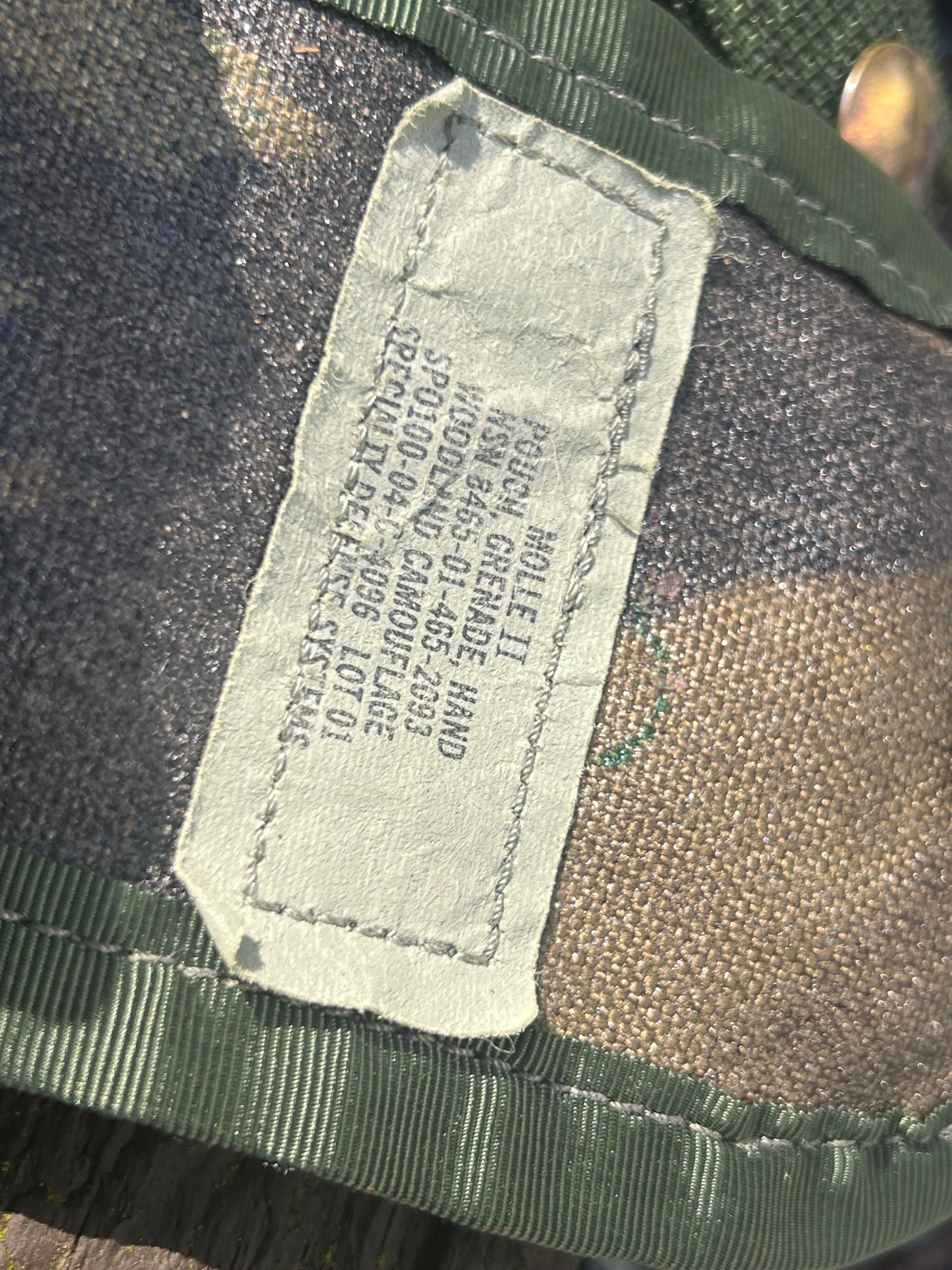 USGI MOLLE-ii M81 Woodland M16 Rifle Magazine Pouch - Used
