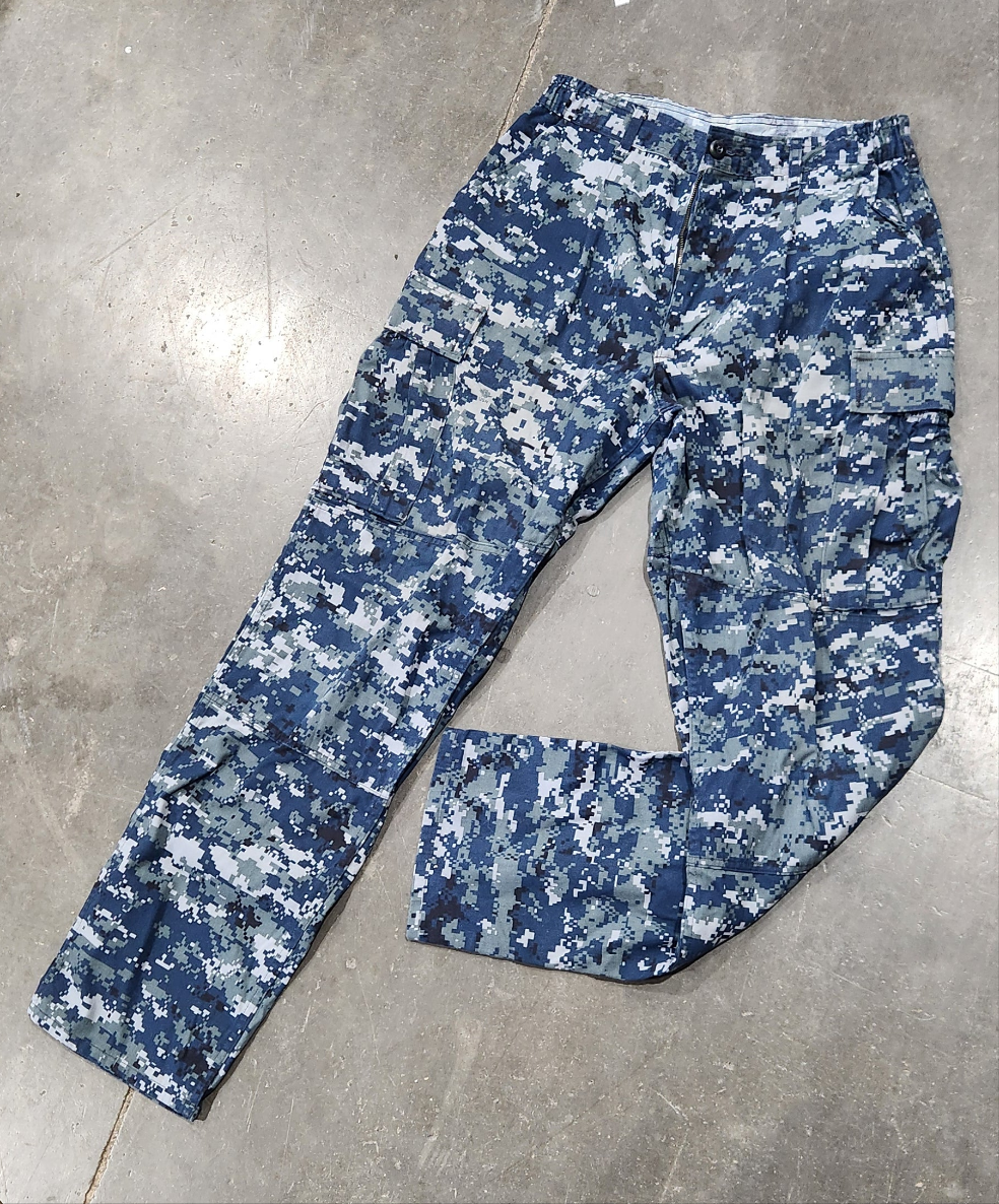 USN Working Uniform NWU Blue Digital Pants - Used