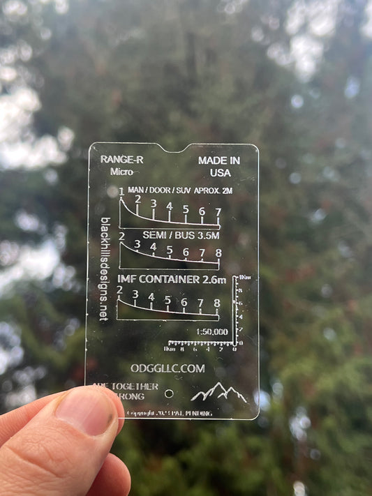 Range-R card mini (wallet size)