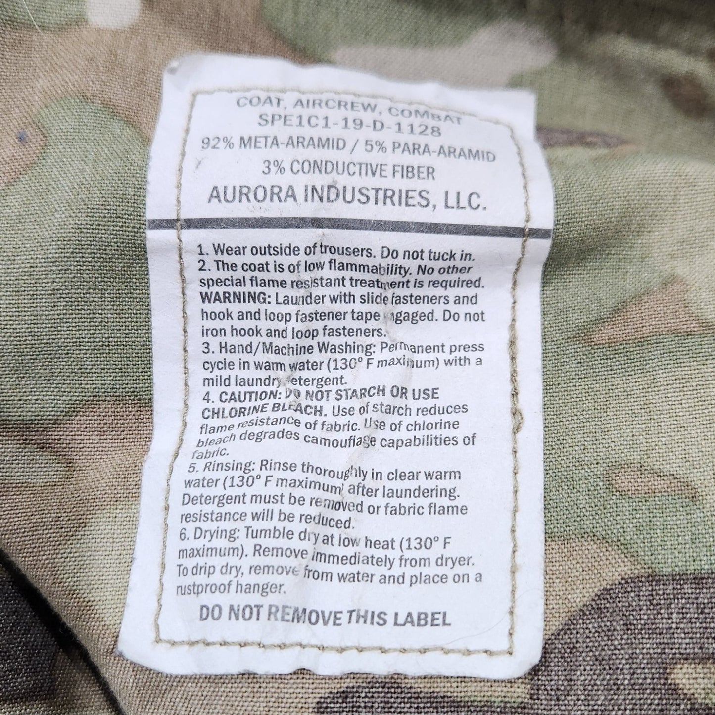 USAF Surplus Air Crew FR Combat Uniform Coats - Multicam