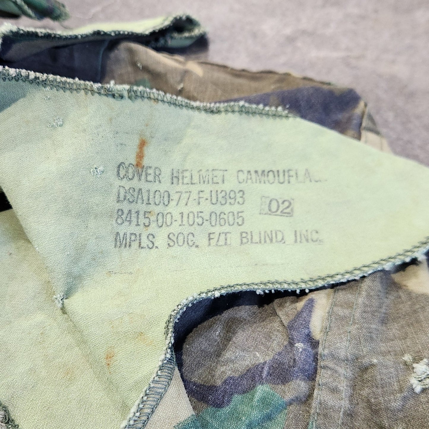 USGI M1 Vintage Helmet Covers - Used