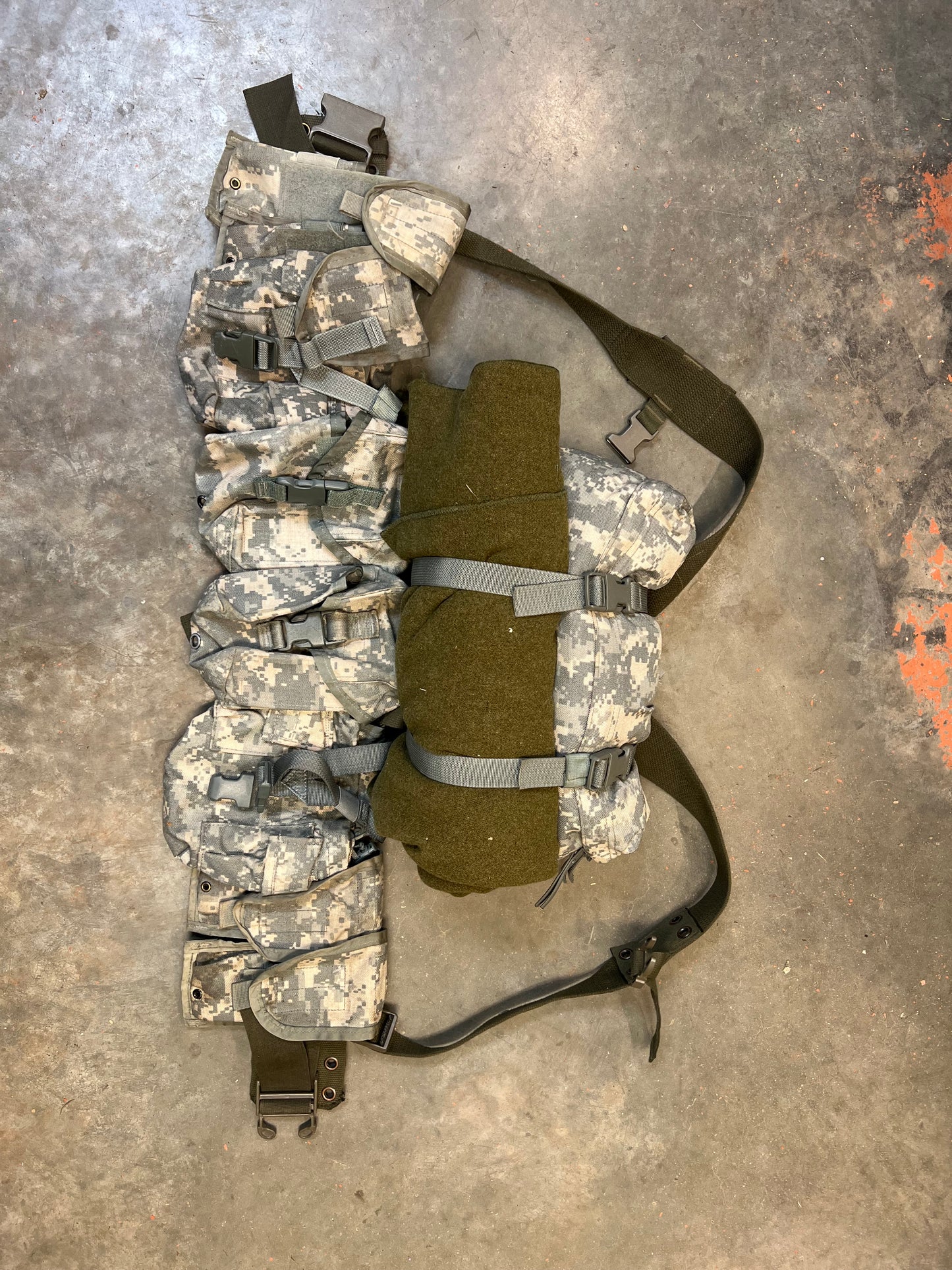 German Military Flecktarn G3 Patrolman Belt Kit - Used