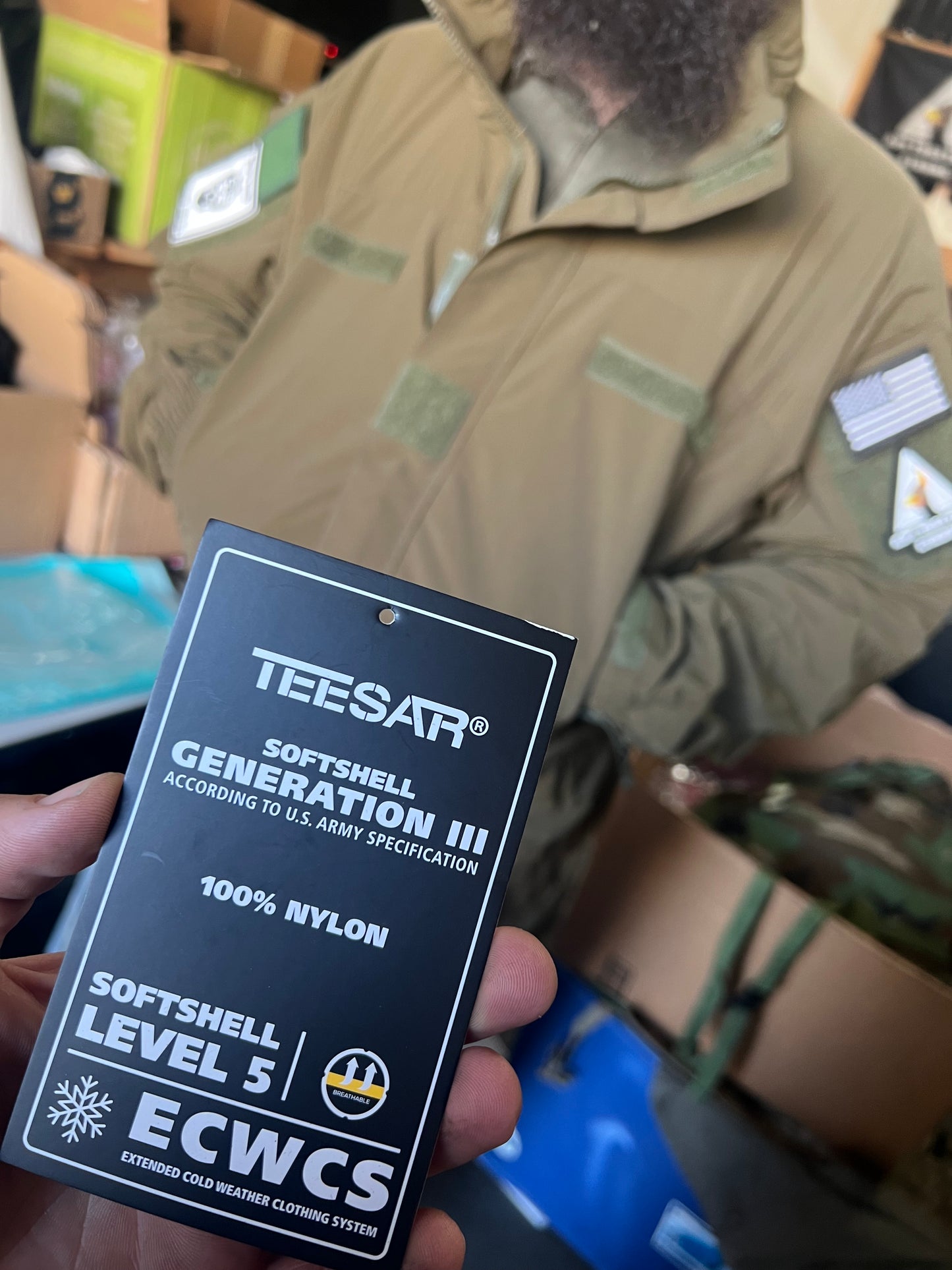 TEESAR® OD GREEN, GEN. III SOFTSHELL JACKET