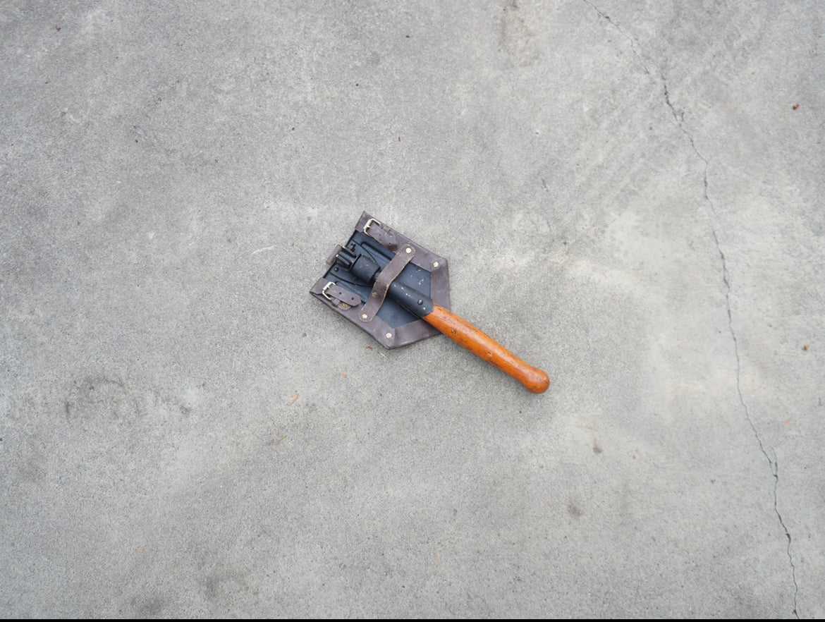 Romanian Military surplus shovel (used with leather cover)