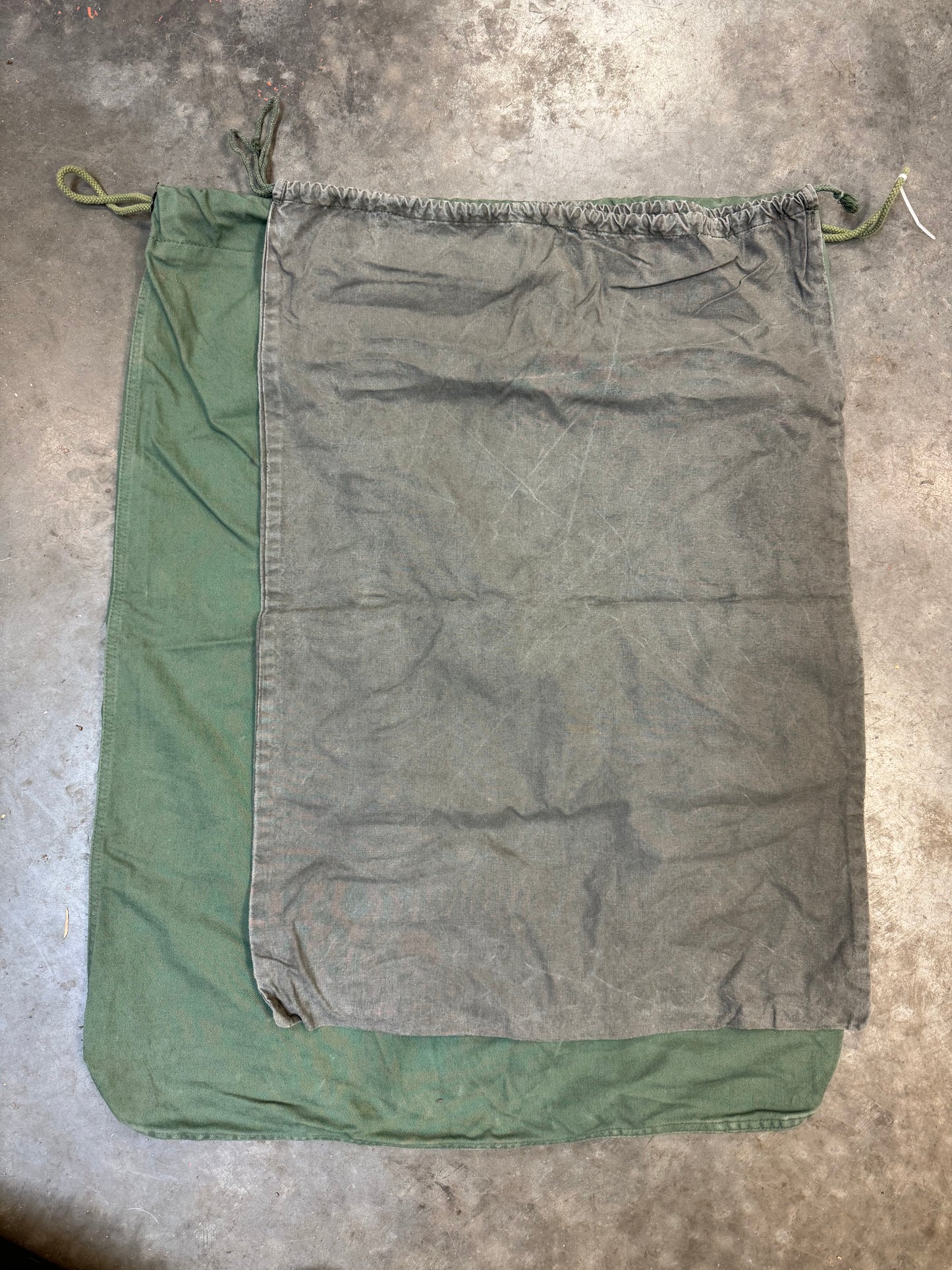 German Military OD Laundry Bag - Used