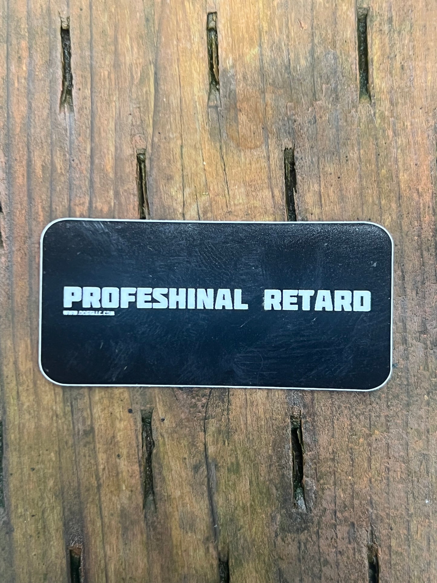 Professional retard (mini) sticker