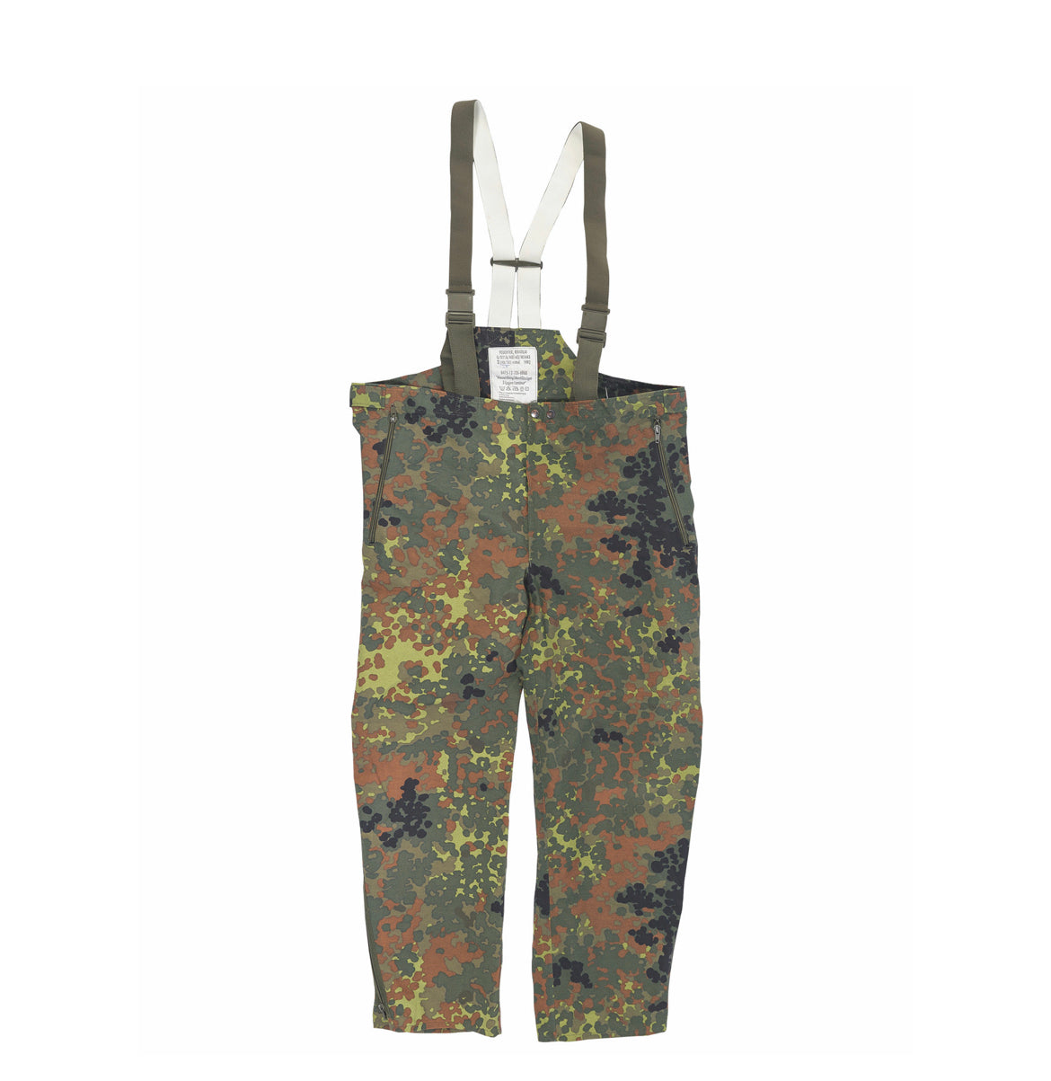 Flecktarn German Wet weather suspenders. (Like new)