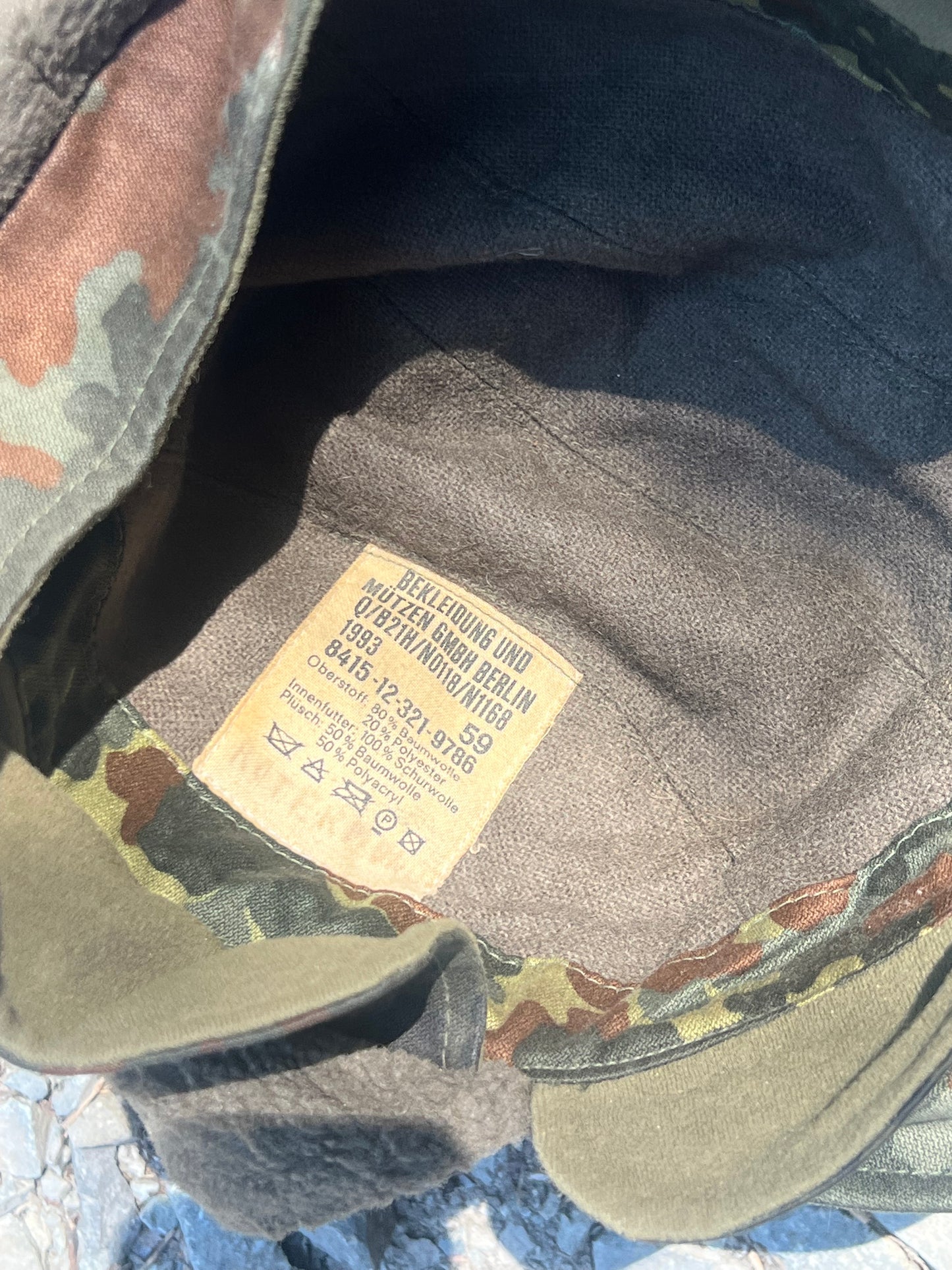 German issue Flecktarn hats (Surplus)