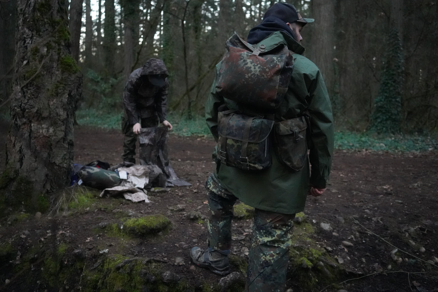 Belgian OD Wet Weather Jackets - Like New