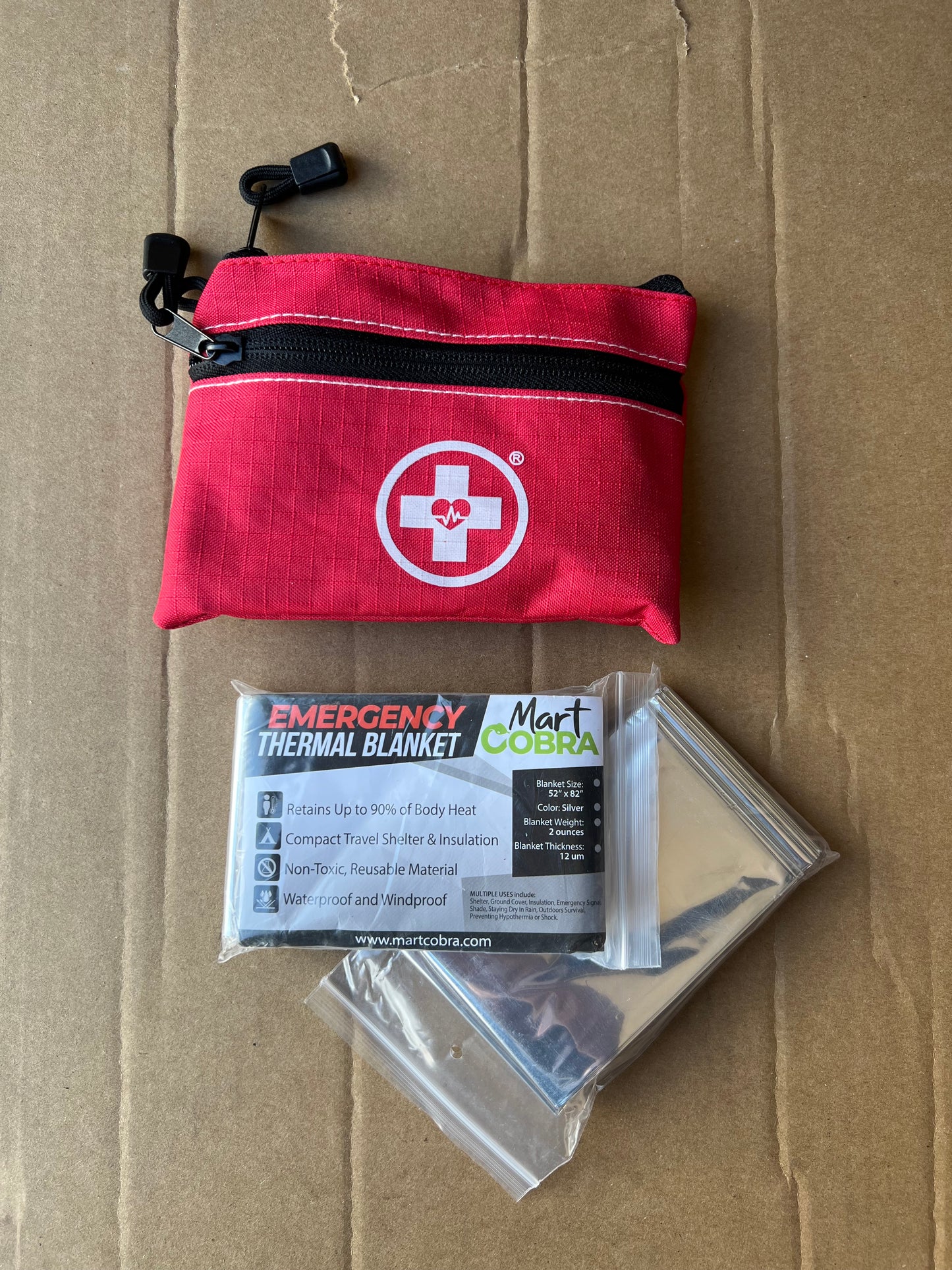 Boo boo kit (Swiss safe first aid kit)