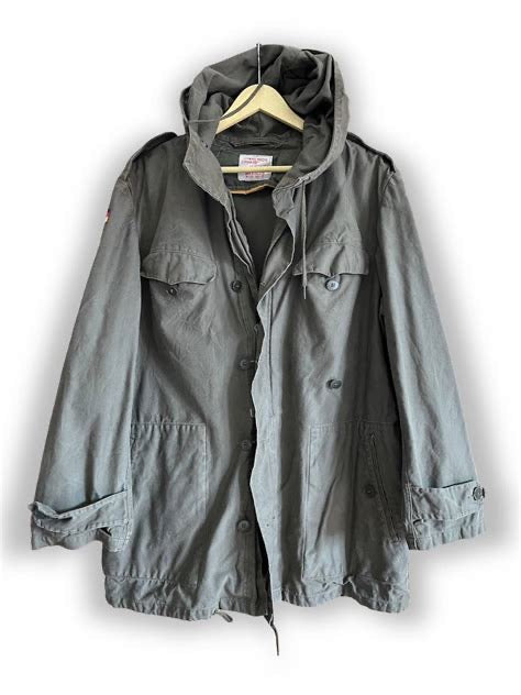 West German Army Schwarz Passau Green Winter Field Coat w/ Liner