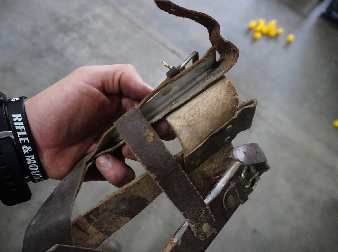 Romanian Military surplus shovel (used with leather cover)