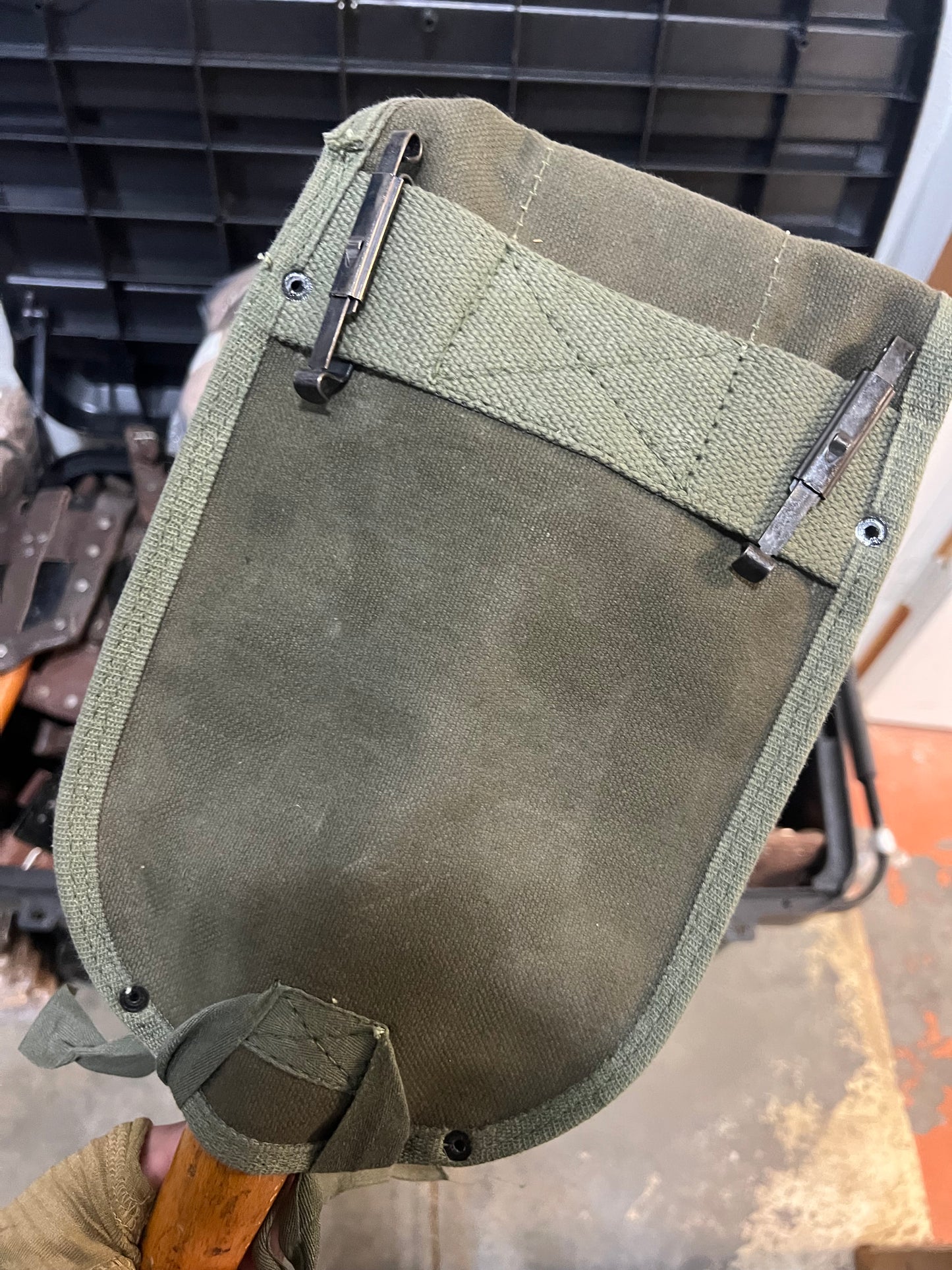 US OD M65 Shovel cover (Alice clips)