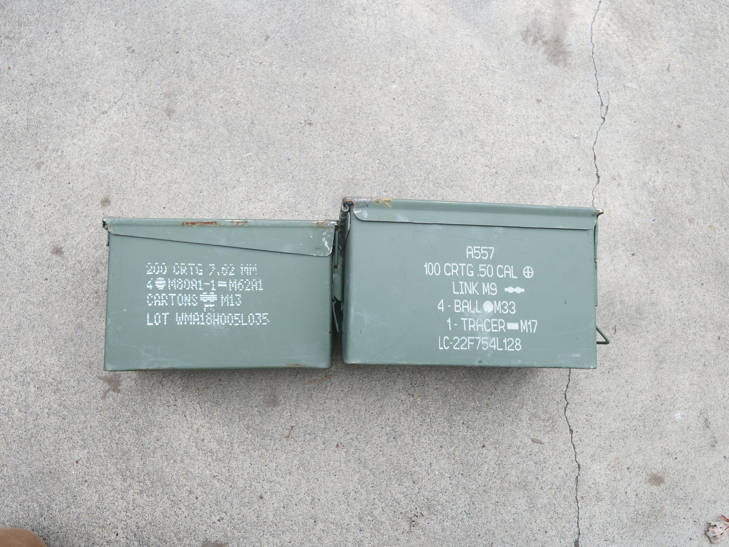 USARMY Surplus Ammo cans (used)