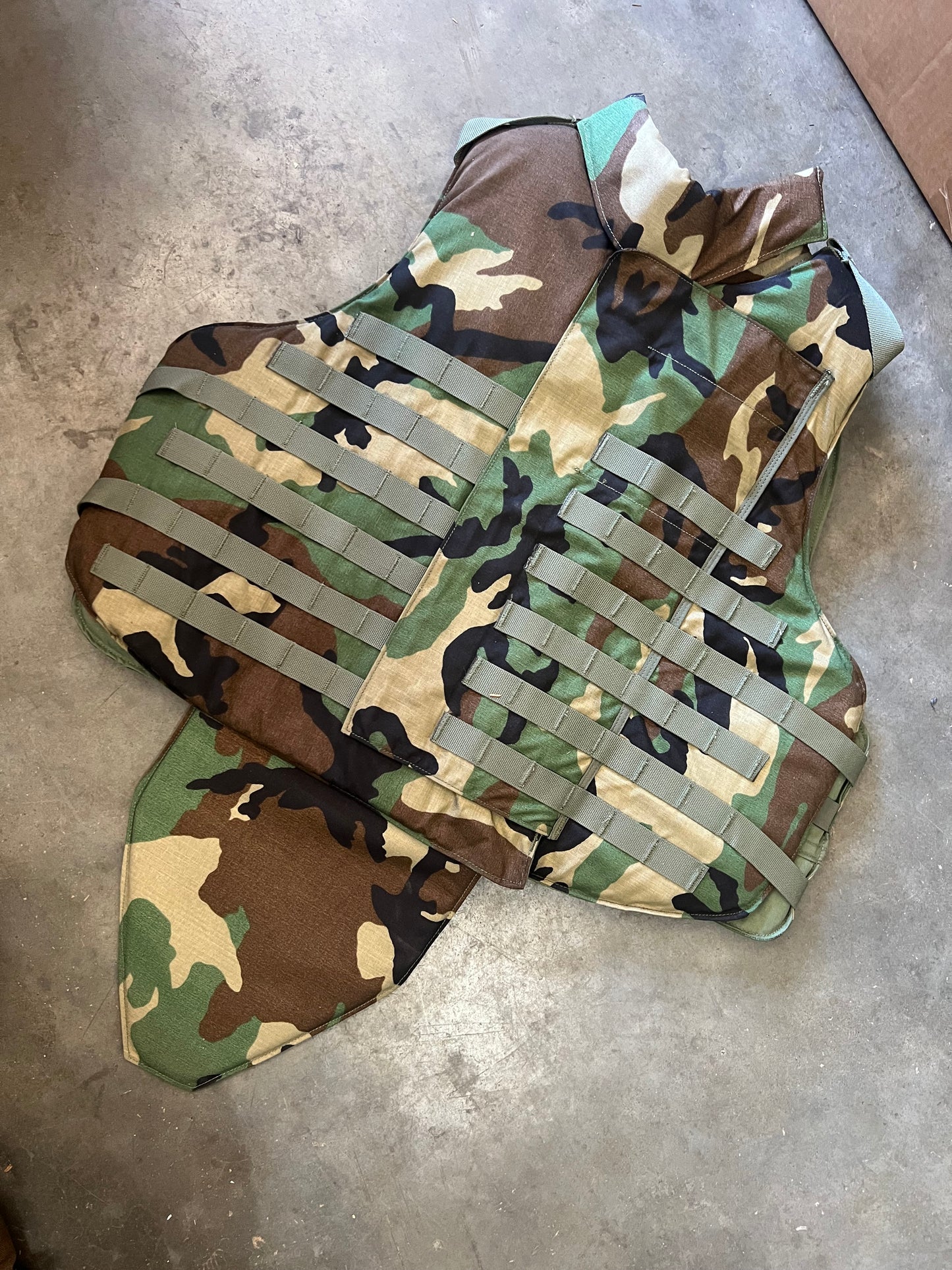 M81 Woodland IBA BODY ARMOR “Interceptor” OTV (Outer Tactical vest) LEVEL 3A