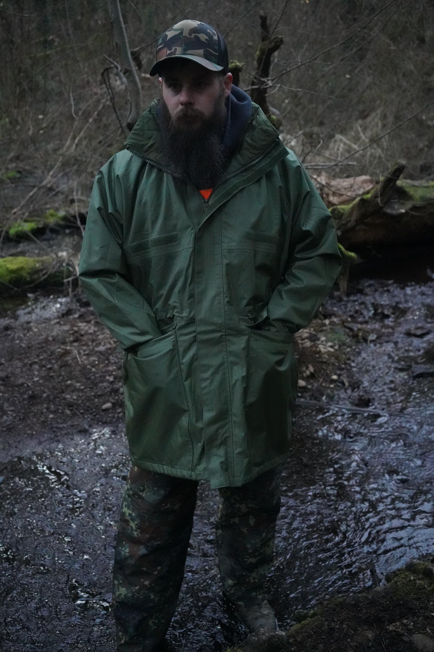 Belgian OD Wet Weather Jackets - Like New