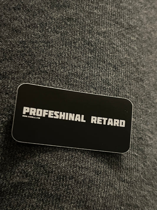 Professional retard (mini) sticker
