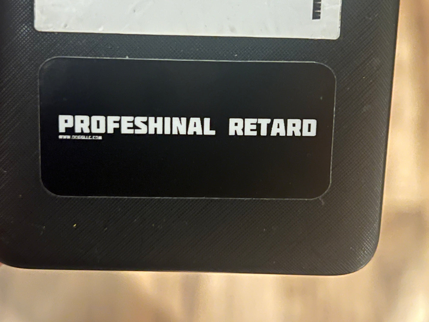 Professional retard (mini) sticker