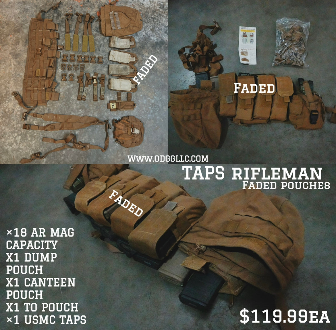 USMC TAPS chest rigs FDE (BRAND NEW IN PACKAGING)