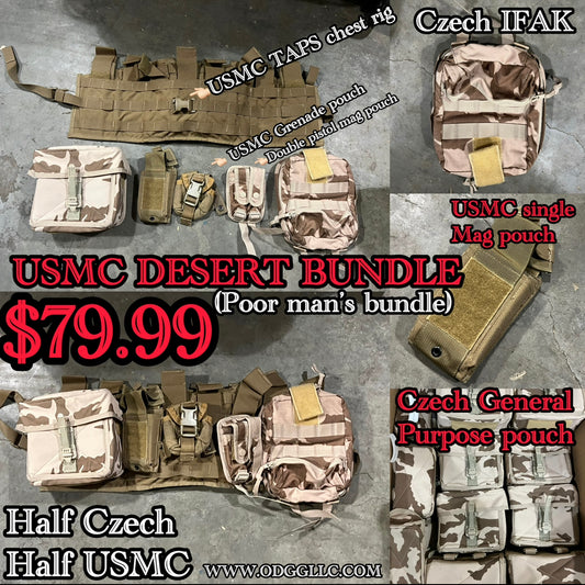 USMC TAPS + Desert Czech bundle