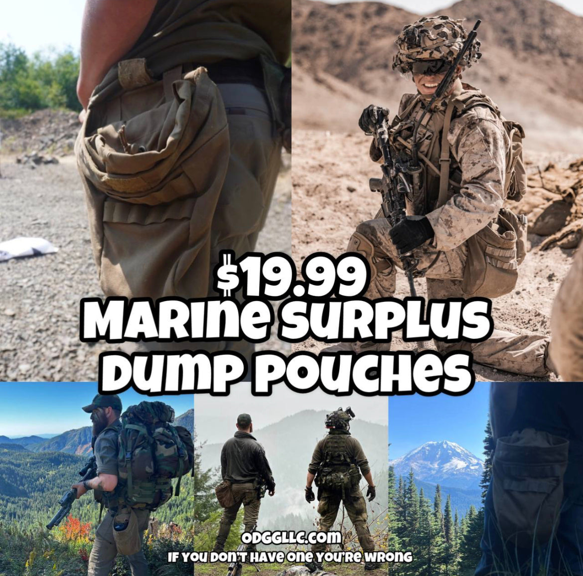 USMC ISSUE DUMP POUCH