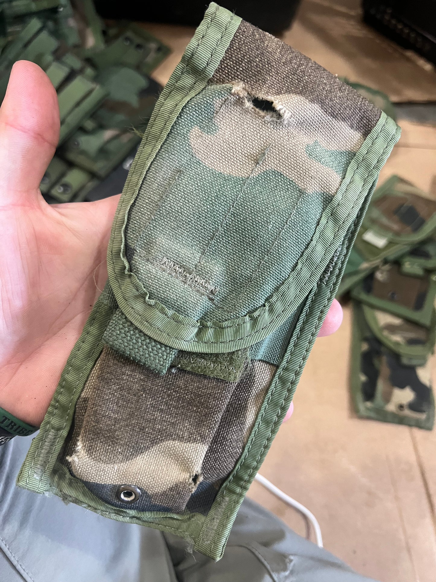 MOLLE-ii M81 Woodland pouches