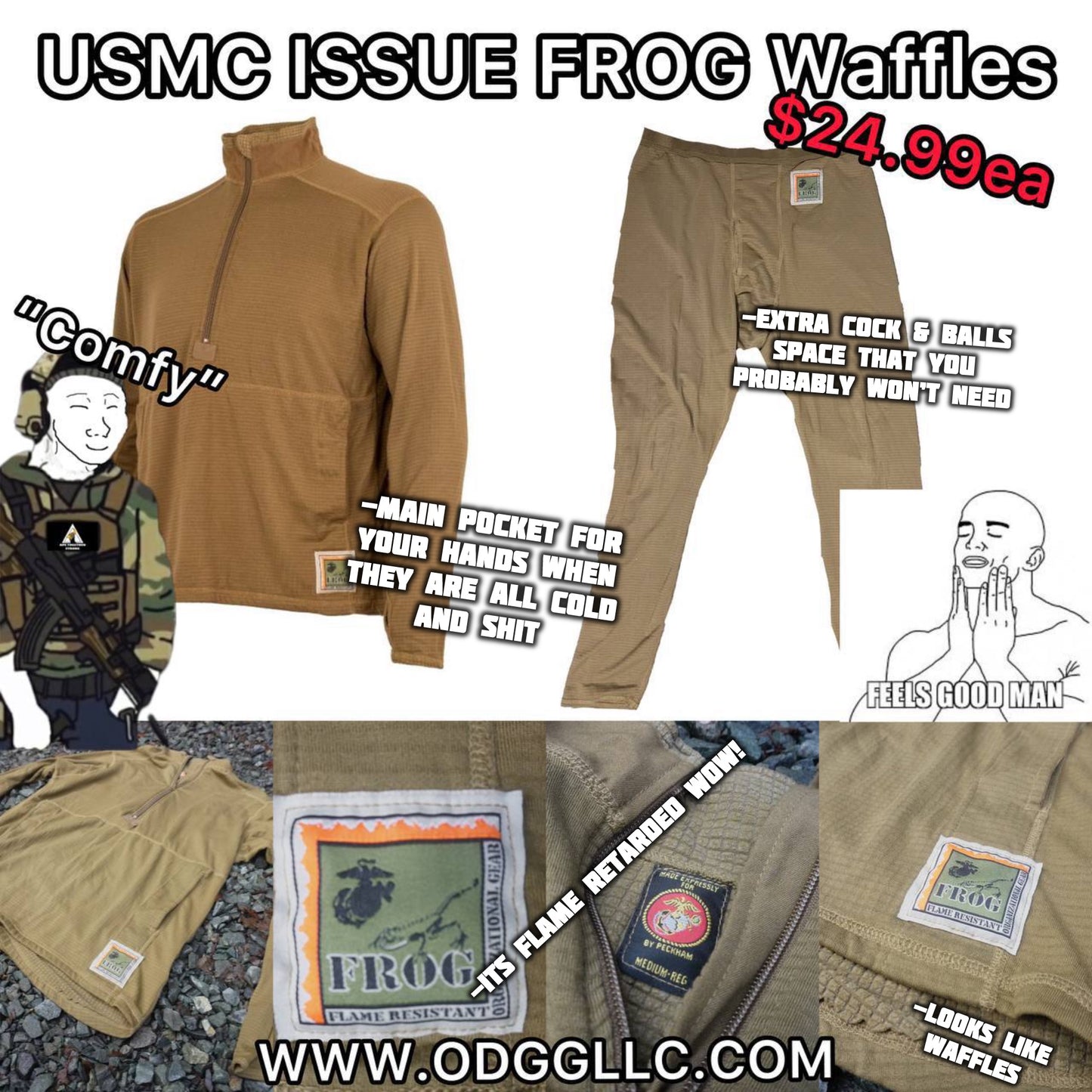 USMC FROG Thermal waffles (Polartech)