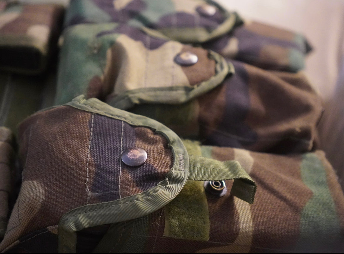 MOLLE-ii M81 Woodland pouches