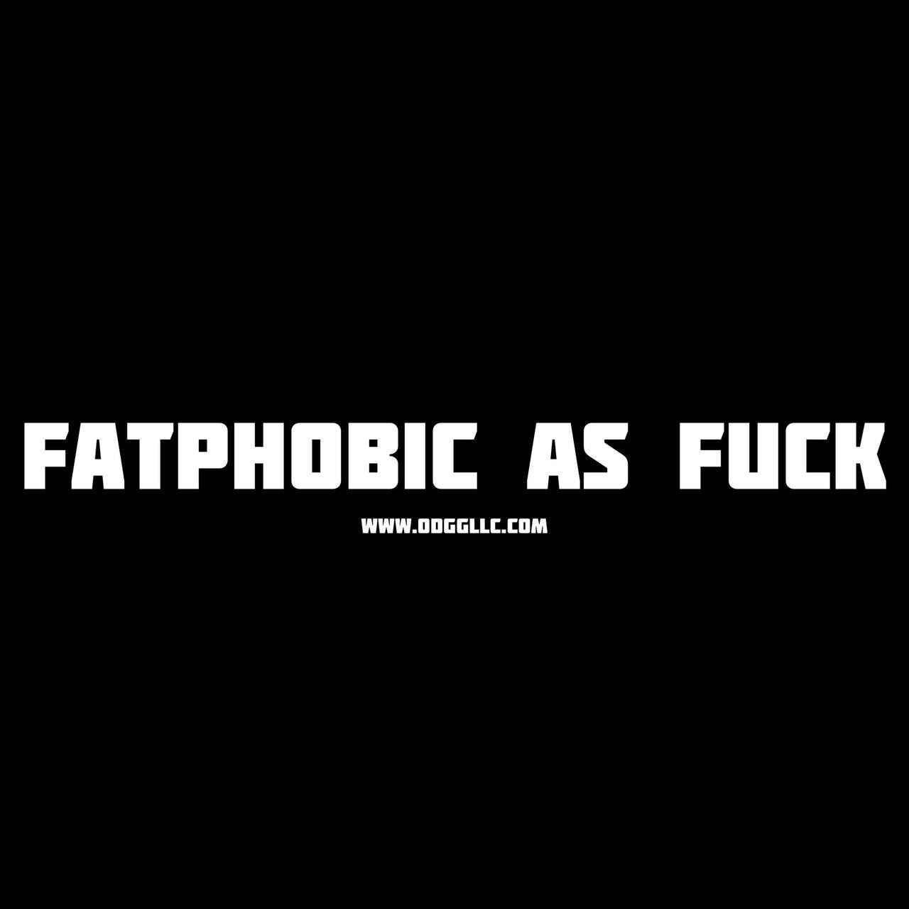 ODGG Fatphobic Sticker