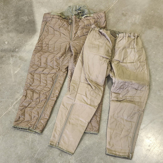 German Surplus OD Cold Weather Pants Liners - New
