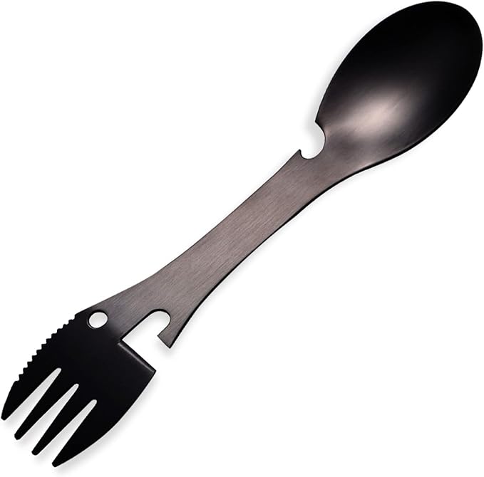 TACTICAL Spork 5-In-1 Camping Utensil MULTITOOL