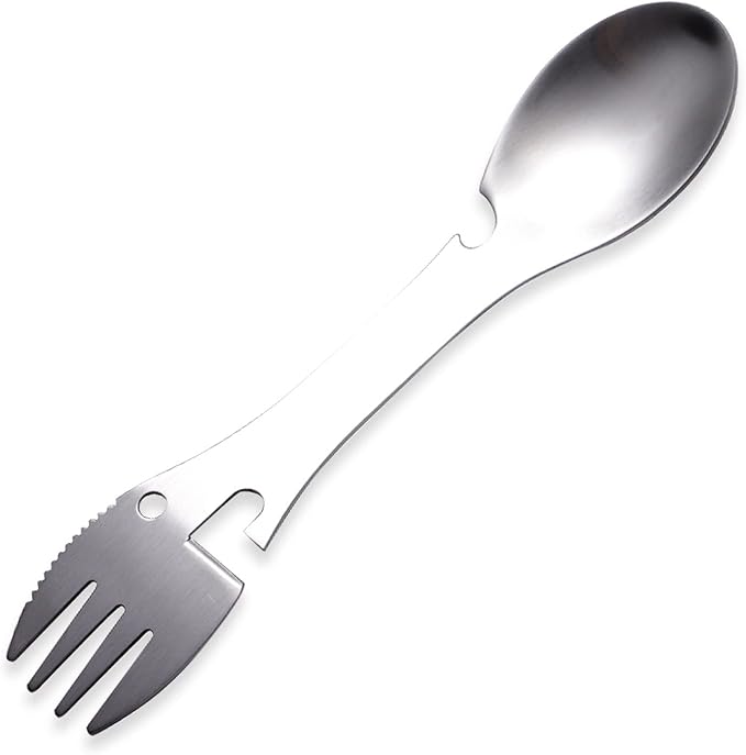 TACTICAL Spork 5-In-1 Camping Utensil MULTITOOL