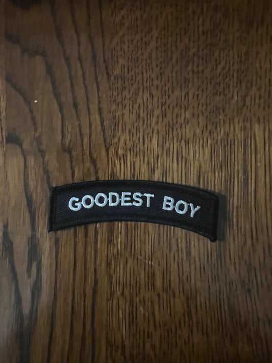 GOODEST BOY (embroiled patch)